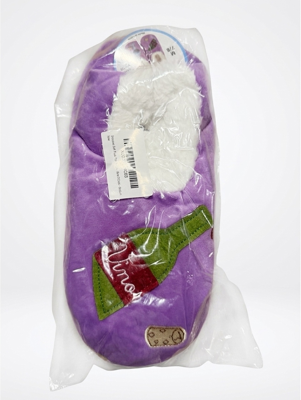 Snoozies Soft Plush Wine O'Clock Slippers - Medium